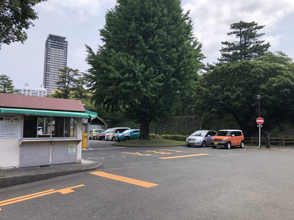 松本清張記念館に近い駐車場